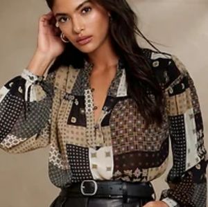 Banana Republic Eyelet Blouse